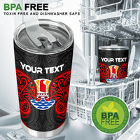 Tahiti Polynesian Custom Personalised Tumbler - Tahiti Spirit Red - Polynesian Pride