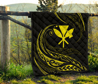 Kanaka Premium Quilt - Yellow - Frida Style - Polynesian Pride