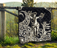 Polynesian Hawaii Premium Quilt - Hula Girl White - Polynesian Pride