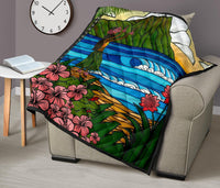 Hula Girl Premium Quilt - Polynesian Pride