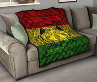 Hawaii Polynesian Pele Mauna Kea Premium Quilt - Polynesian Pride