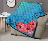 Hibiscus Flower Premium Quilt - Polynesian Pride