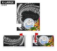 Marshall Islands Mailbox Cover - Tropical Flowers Style - Polynesian Pride