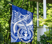 Northern Mariana Islands Flag - Seal CNMI With Curve Patterns - Polynesian Pride