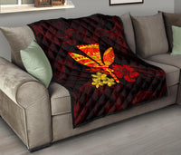 Polynesian Kanaka Maoli Flower Quilt - Polynesian Pride