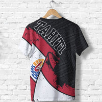 Tahiti T Shirt Tahiti Flag Grunge - Polynesian Pride