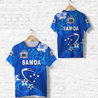 Manu Samoa Rugby T Shirt Unique Vibes Full Blue Unisex Blue - Polynesian Pride