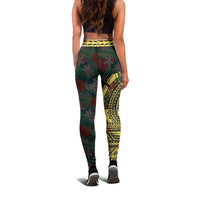 Guam Polynesian 1st Leggings (Gold) A6 - Polynesian Pride