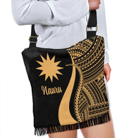 Nauru Boho Handbag - Gold Polynesian Tentacle Tribal Pattern - Polynesian Pride