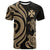 Wallis and Futuna T Shirt Gold Tentacle Turlte Unisex Art - Polynesian Pride