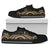 Cook Islands Low Top Shoes - Gold Tentacle Turtle - Polynesian Pride