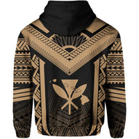 Hawaii Kanaka Polynesian Hoodie Active Gold - Polynesian Pride