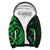 Nauru Sherpa Hoodie - Green Tentacle Turtle Crest Green - Polynesian Pride