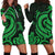 Chuuk Women Hoodie Dress - Green Tentacle Turtle Green - Polynesian Pride