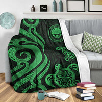 Federated States of Micronesia Premium Blanket - Green Tentacle Turtle - Polynesian Pride