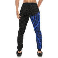 American Samoa Rising Sweatpants (Blue) A16 - Polynesian Pride