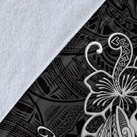 (Custom Personalised) Polynesian Shark Tattoo Hawaii Tribal Blanket - LT12 - Polynesian Pride