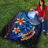 American Samoa Premium Quilt - Vintage Tribal Mountain - Polynesian Pride