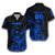 (Custom Personalised) Guam Rugby Hawaiian Shirt Polynesian Patterns Style - Blue LT16 Unisex Blue - Polynesian Pride