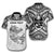(Custom Personalised) Guam Rugby Hawaiian Shirt Polynesian Patterns - White Ver.2 - LT16 Unisex Blue - Polynesian Pride