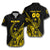 (Custom Personalised) Guam Rugby Hawaiian Shirt Polynesian Patterns Style - Yellow LT16 Unisex Yellow - Polynesian Pride