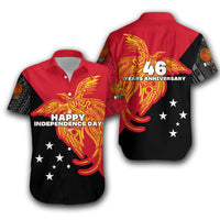 Papua New Guinea Hawaiian Shirt Independence Day Flag Style LT16 Unisex Yellow - Polynesian Pride