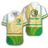 (Custom Personalised) Liahona Tonga Hawaiian Shirt Polynesian Traditional Style Unisex White - Polynesian Pride