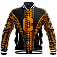 Hawaii Baseball Jacket - James Campbell High Baseball Jacket - AH Unisex Black - Polynesian Pride