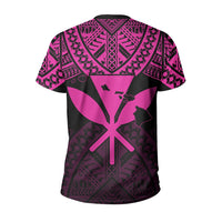 Hawaii Polynesian Limited T Shirt Tab Style Pink - Polynesian Pride