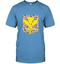 Hawaii Floral Kanaka Maoli T Shirt 51 - Polynesian Pride