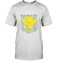 Hawaii Floral Kanaka Maoli T Shirt 26 - Polynesian Pride