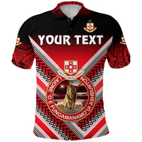 Custom Kolisi Tonga Polo Shirt Mate Maa Tonga Creative Style Lion - Polynesian Pride