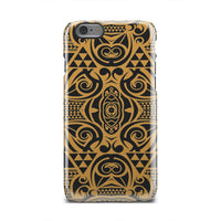 Polynesian Tough Case Yellow Black iPhone 6s - Polynesian Pride