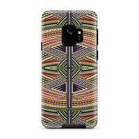 Polynesian Tough Case Yellow Samsung Galaxy S9 - Polynesian Pride