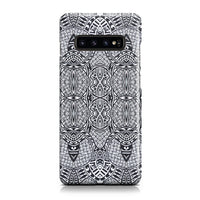 Polynesian Phone Case Black And White Samsung Galaxy S10 - Polynesian Pride