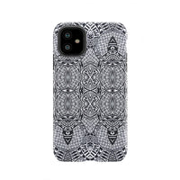 Polynesian Tough Case Black And White iPhone 11 - Polynesian Pride