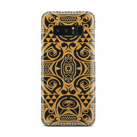 Polynesian Phone Case Yellow Black Samsung Galaxy Note 8 - Polynesian Pride