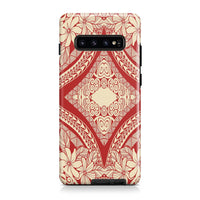 Polynesian Tough Case Red And Yellow Samsung Galaxy S10 - Polynesian Pride