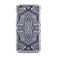 Polynesian Phone Case Blue And White iPhone 6s Plus - Polynesian Pride