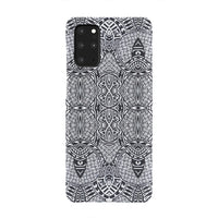Polynesian Phone Case Black And White Samsung Galaxy S20 Plus - Polynesian Pride