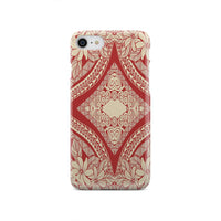 Polynesian Phone Case Red And Yellow iPhone SE 2020 - Polynesian Pride