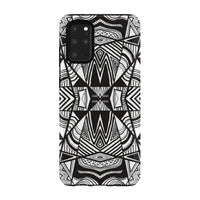 Polynesian Tribal Tough Case White And Black Samsung Galaxy S20 Plus - Polynesian Pride