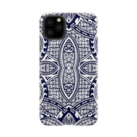Polynesian Tough Case Blue And White iPhone 11 Pro Max - Polynesian Pride