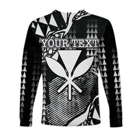 (Custom Personalised) Hawaii Kanaka Map Long Sleeve Shirts White Style LT6 - Polynesian Pride