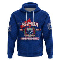 Samoa Independence Hoodie 2023 Blue Style LT6 - Polynesian Pride