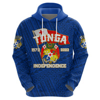 Tonga Independence Hoodie 2023 Blue Style LT6 - Polynesian Pride