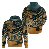 Polynesian Tribal Hoodie LT6 Green - Polynesian Pride
