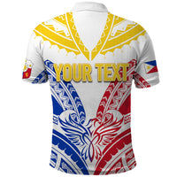 Custom Philippines Independence Day Polo Shirt Tribal Sun and Stars Ver 02 LT7 - Polynesian Pride