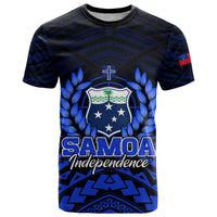 Samoa Independence Day T Shirt Ulafa Polynesian Unique Blue No2 LT9 Blue - Polynesian Pride