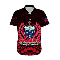 (Custom Personalised) Samoa Independence Day Hawaiian Shirt Ulafa Polynesian Unique Red No2 LT9 - Polynesian Pride